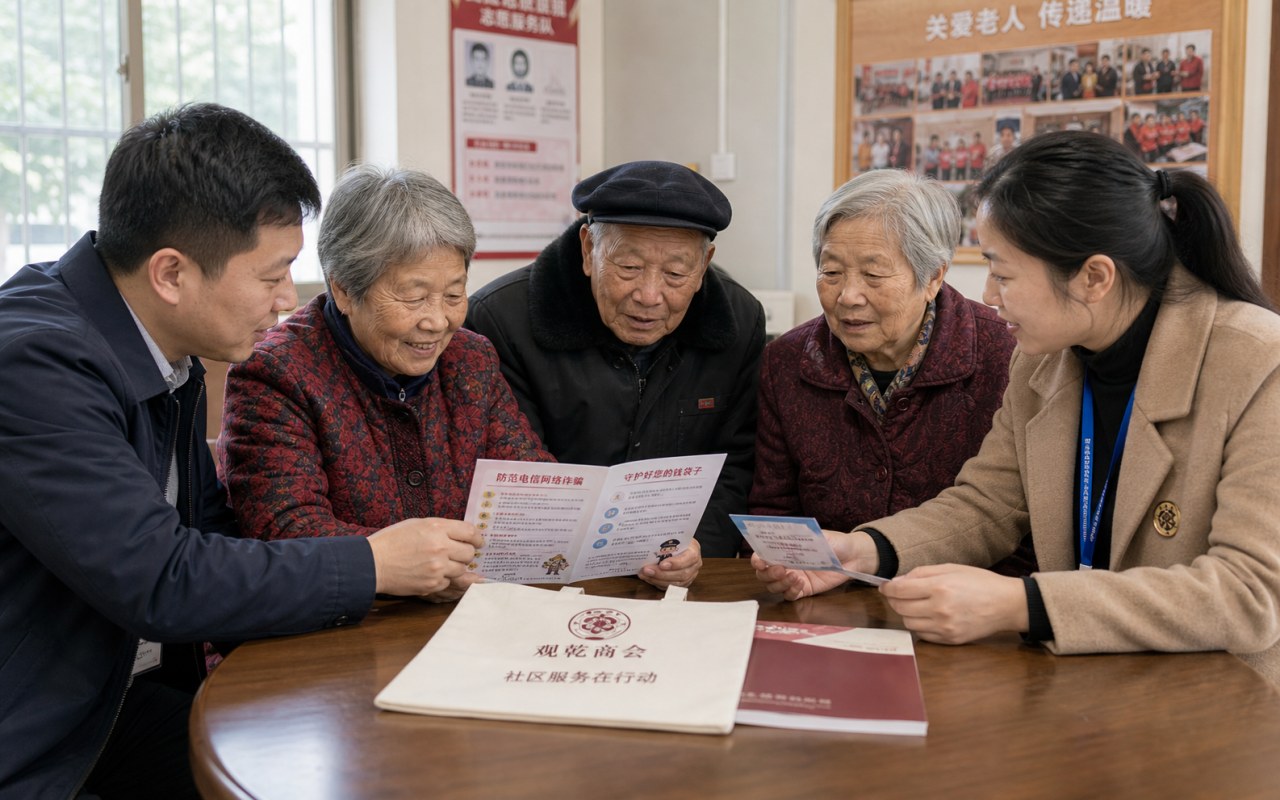 公益健康关怀与长者服务现场