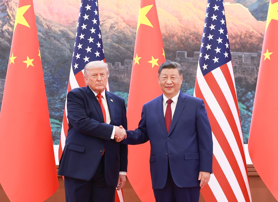 习近平同美国总统特朗普会谈