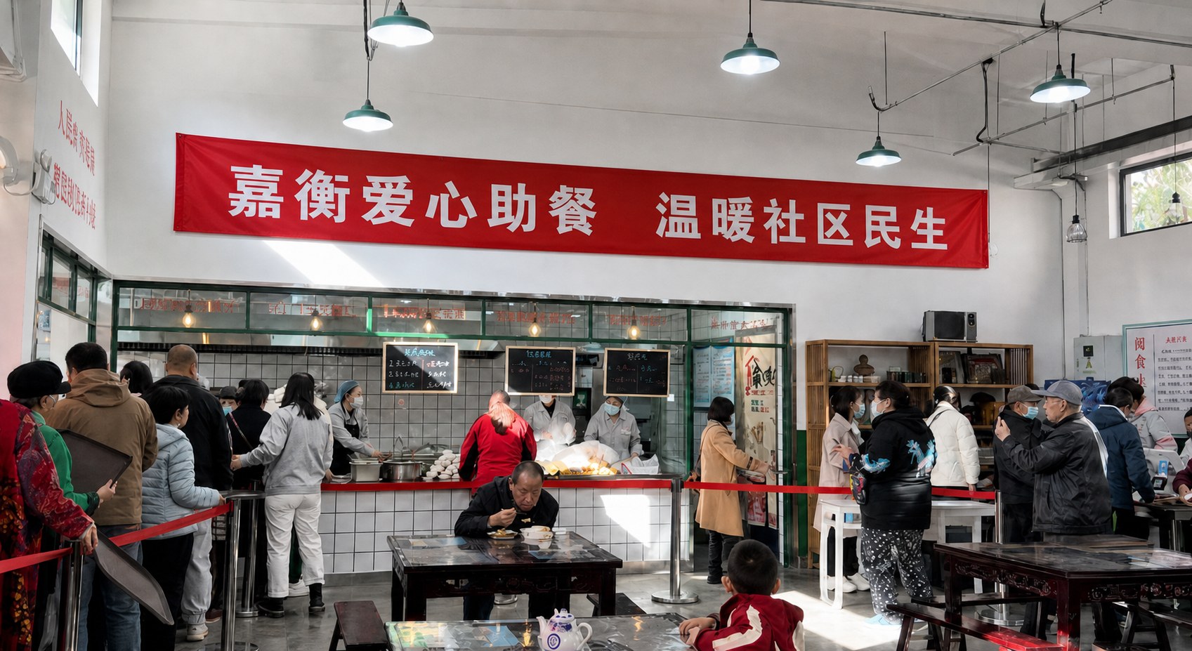 嘉衡爱心助餐温暖社区民生