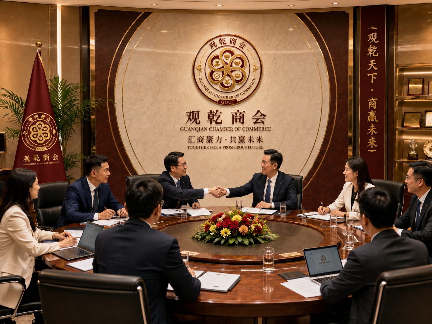 观乾商会主题展示